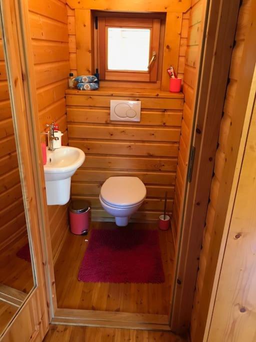 Houten Chalet/Bungalow In Het Bos, Sauna, Jacuzzi Meijel Exterior photo